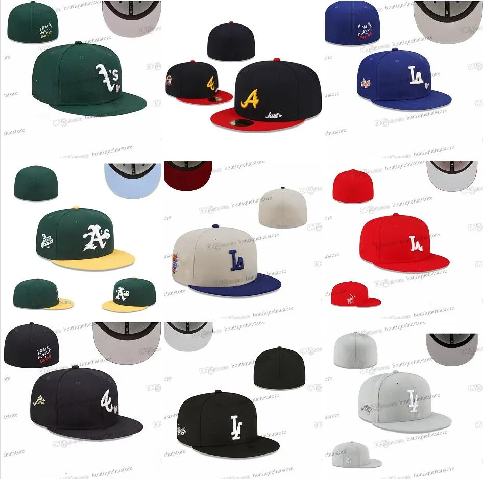 2024 30 kleuren heren honkbal hoeden zwart rood hip hop chicag "zwart sport volledig gesloten petten chapeau lettersteek wereld hart usa standbeeld liefde drukte au16-02