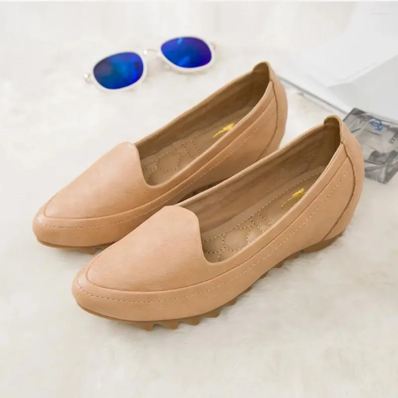 Casual Shoes Flat Women's Spring And Autumn Small Round Head Fashion For Women Shallow Mouth Work Single Flats