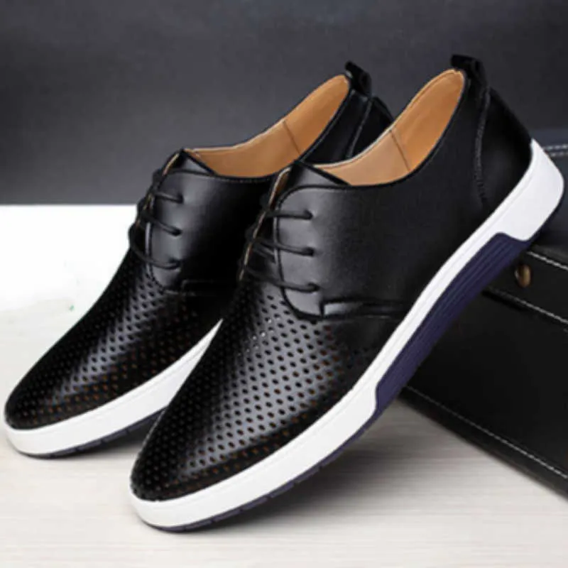 HBP Nowe nowe buty męskie Summer Hollow Dasual Business Formal Office Fashion Trend Sandals