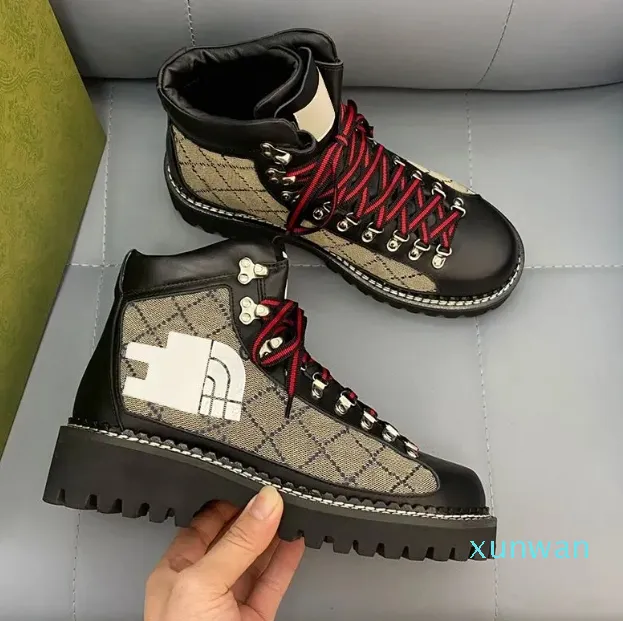 Designer boots autumn winter luxury Womens Fashion printing Multi style leather shoesplatform woman ankle boot Decorative