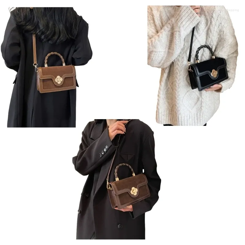 Elegant Matte Crossbody Bag Mini Shoulder Bag for Women Girls