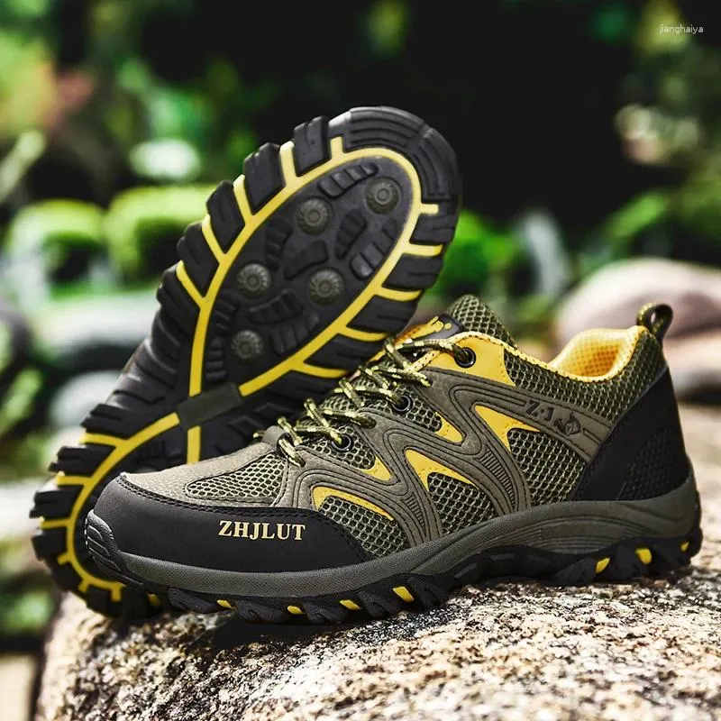 Sapatos de fitness masculino caminhadas respirável antiderrapante escalada mulher trekking tênis ao ar livre para homens botas de caça de acampamento