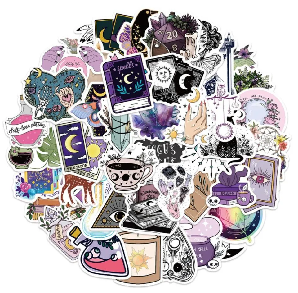 50st Witchy Stickers Apothecary Magic Goth Aesthetic Stickers9328185