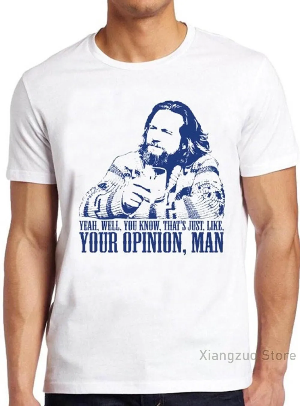 T-shirt het grote lebowski t-shirt filmcitaat grappig de kerel nou, dat is net als tee 85