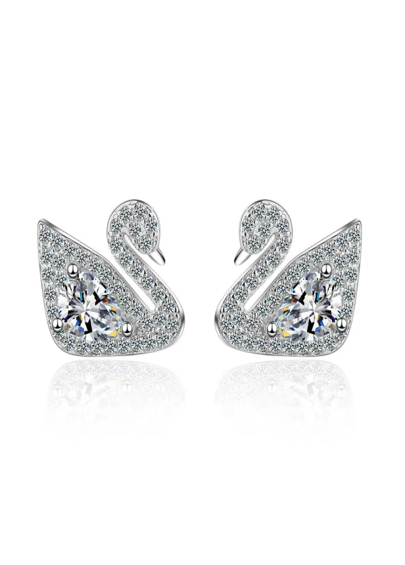 Little Lovely Earrings Zircon Diamond Studs Girls Fashion Party Jycken Birthday Gift9187596