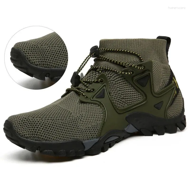 Chaussures de Fitness hommes bottes sport maille respirant alpinisme extérieur confortable loisirs voyage randonnée