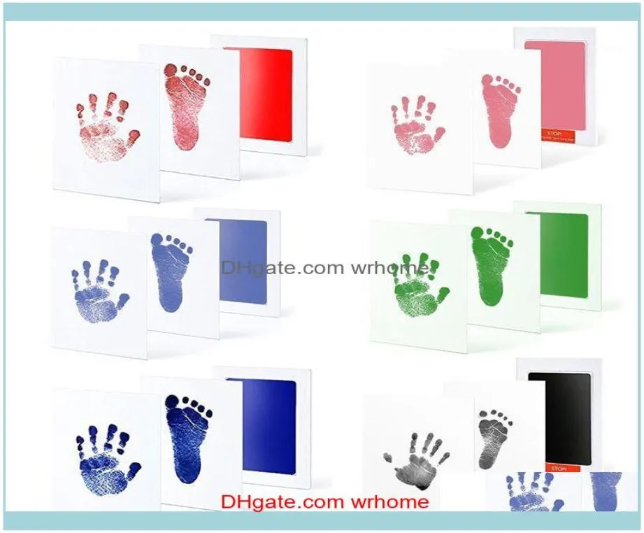 Toys Supplies Home Gardeby Handprint Footprint Ink Pads Kits Pet Cat Dog Print Souvenir NonToxic1 Drop Delivery 2021 Ahx1S8125777