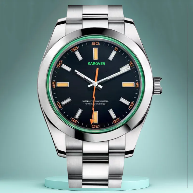 Moda de lujo para hombre, reloj de diseñador, mecánico automático, hebilla plegable de acero inoxidable, relojes de pulsera deportivos para hombre, resistente al agua, clásico Orologio di Lusso