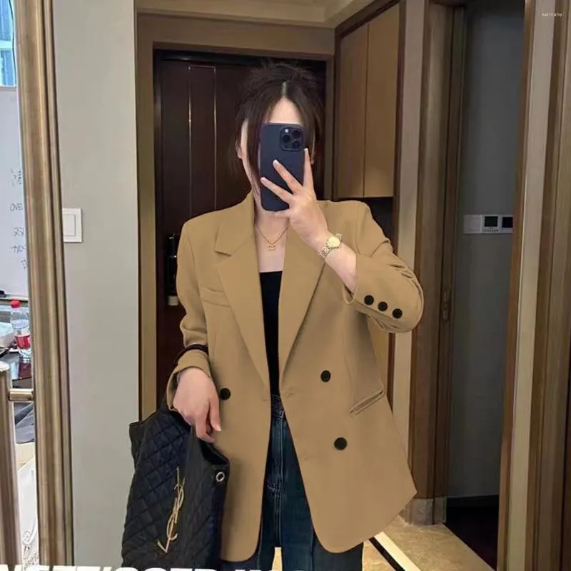 Women's Suits High-end Light Luxury Women Suit Jacket 2024 Spring And Autumn Korean Style Casual Fried Street Elegant Slimming Blazer Top