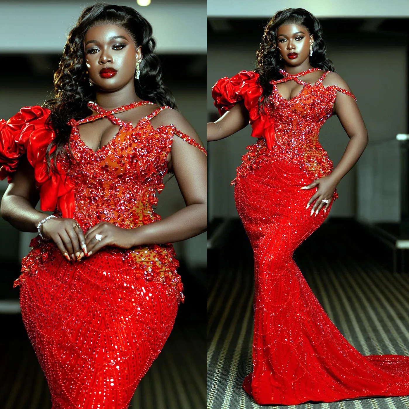 Gorgeous Red Mermaid Prom Dress - Shop Online Now