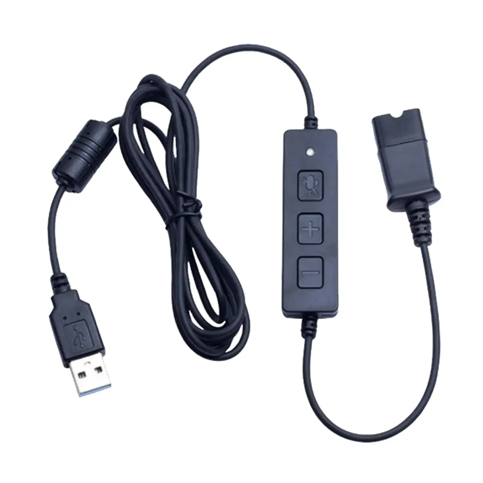 Headset Quick Disconnect Qd Connector Qd Cable to USB Plug for for 