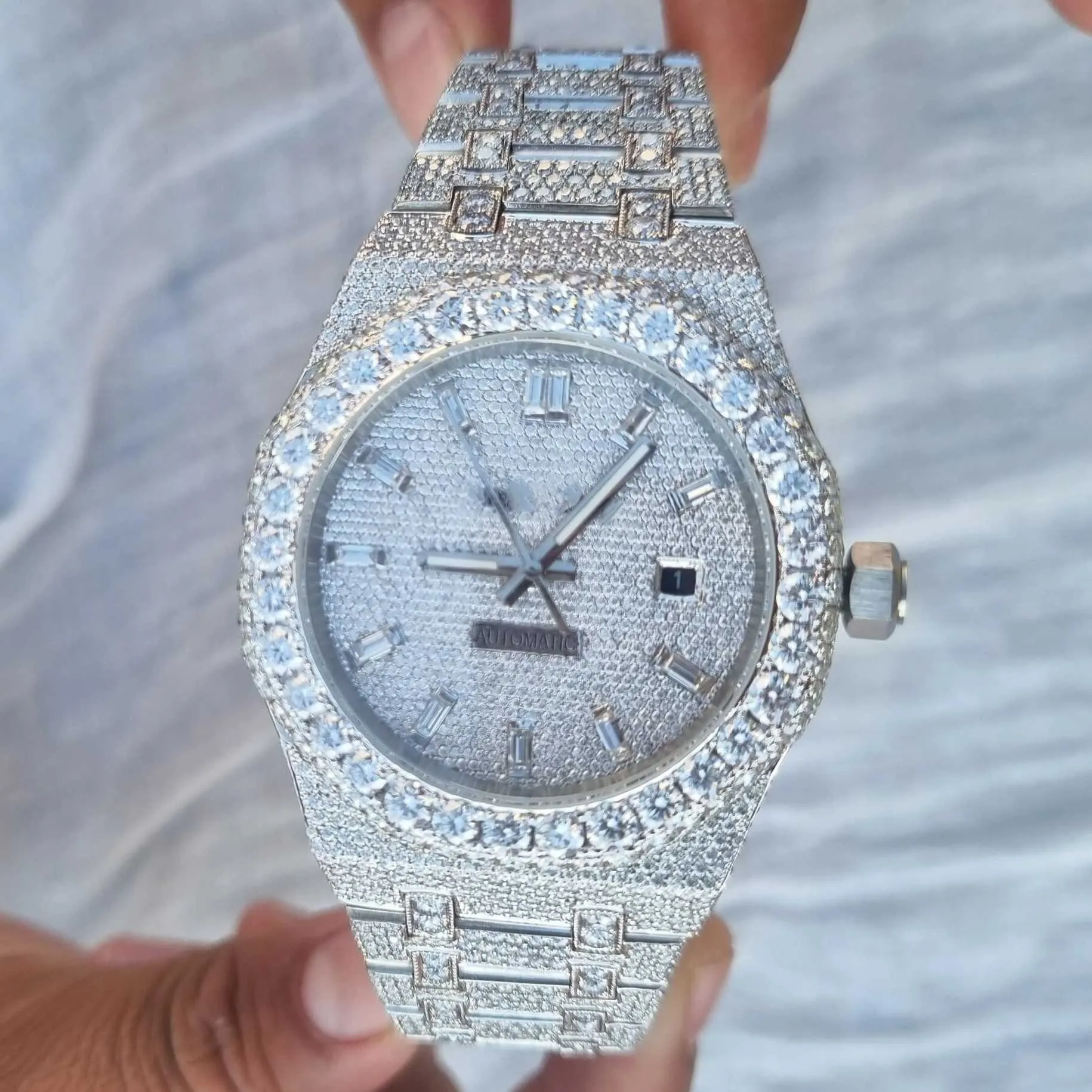 Vvs simulated diamond watch hotsell