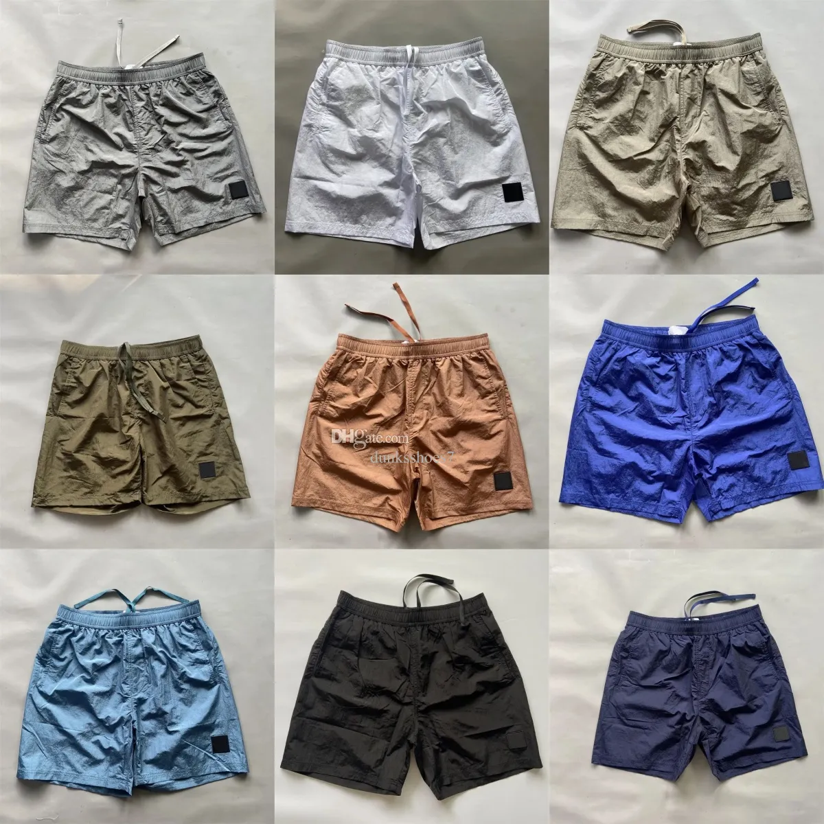 Mode Stones-Island hommes pierres Shorts Promotion tendance Cool été jours bande élastique Badge shorts de sport de haute qualité