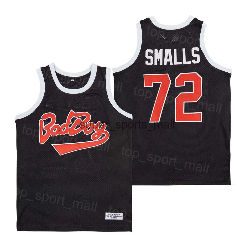 Moive 72 B.I.G. Biggie Smalls Basketball Jersey Film Bad Boy