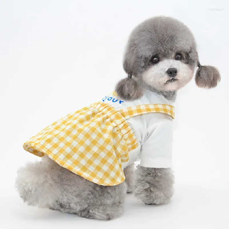 Abbigliamento per cani Pomerania Vestiti Abito estivo Gonna Yorkies Yorkshire Terrier Shih Tzu Maltese Bichon Barboncino Abbigliamento Animale domestico