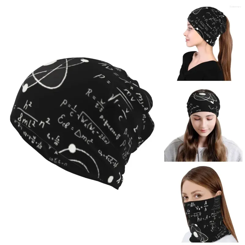 Berretti Geek Insegnante di matematica Skullies Berretti Berretti Bandana Collo Ghetta Protezione UV Viso Sciarpa Copertura Donna Uomo Copricapo Tubo Passamontagna