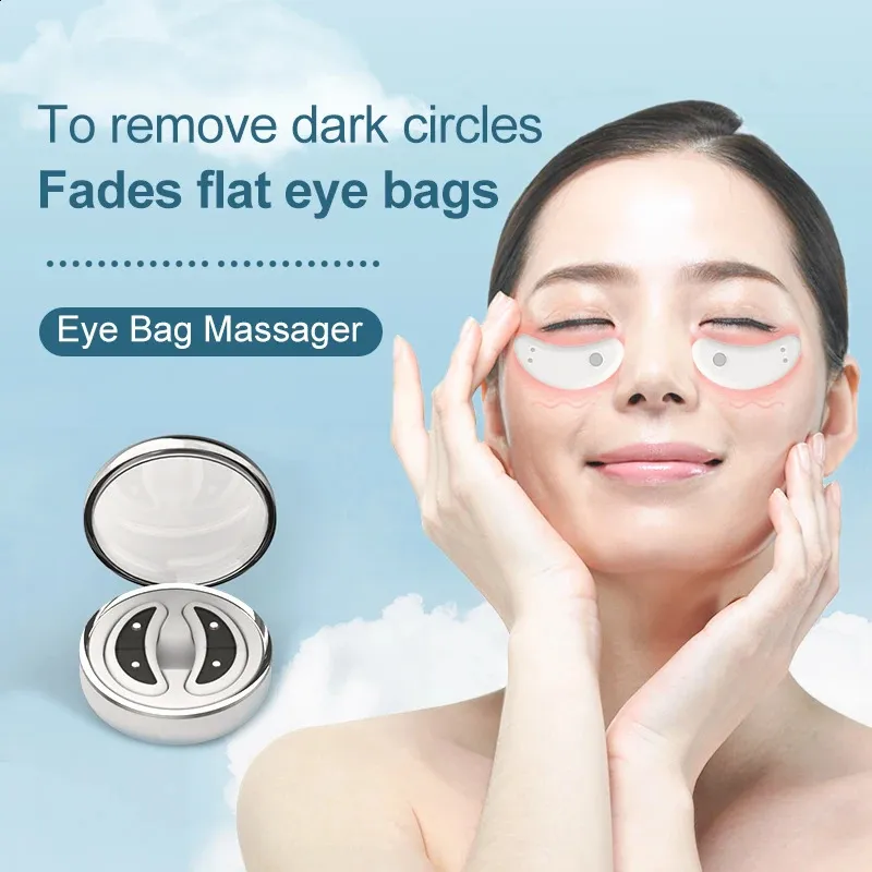Masajeador de ojos RF Levantamiento EMS Dispositivo de belleza Reafirmante de la piel Bolsa de círculo oscuro Eliminación de arrugas faciales Calor 240314