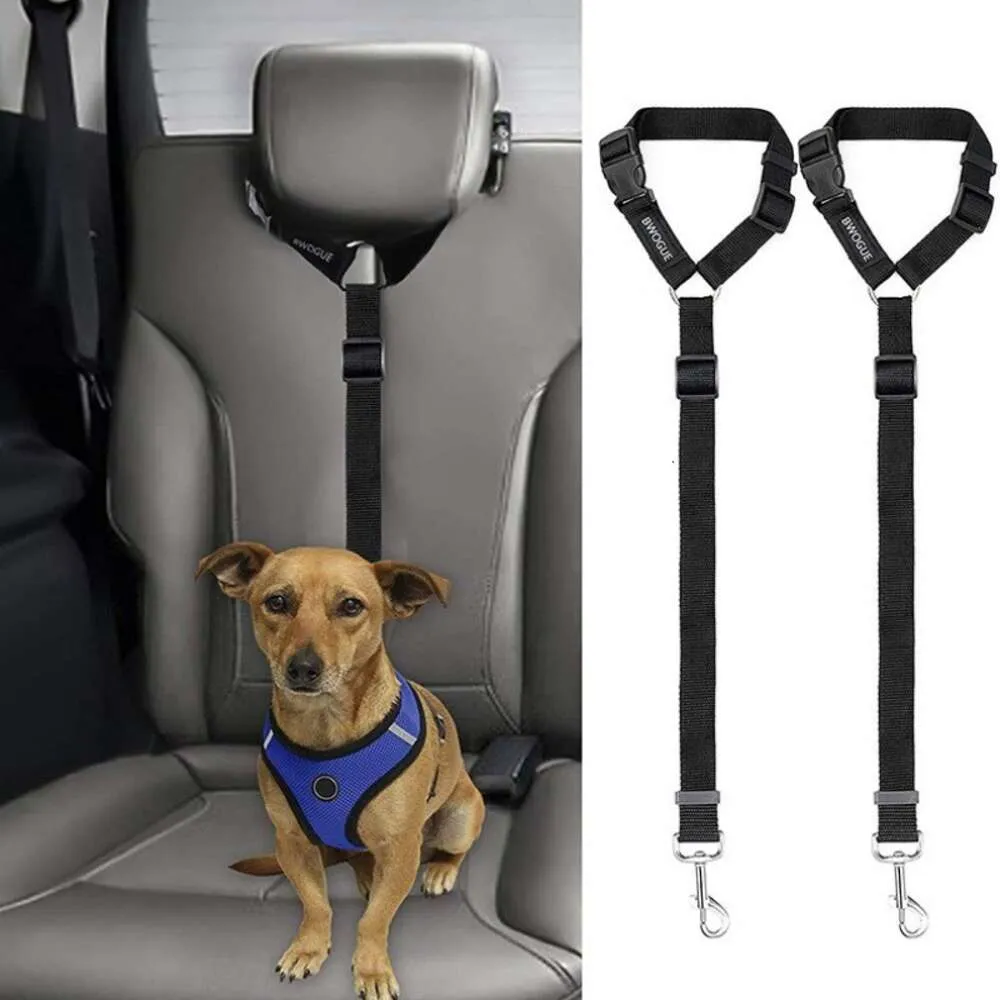 Small Dog Leash Pet Car Adjustable Seat Belt 1