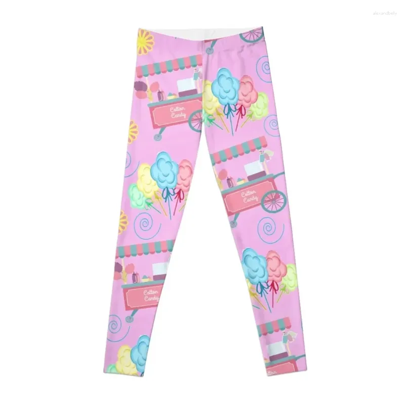 Actieve broek Suikerspin All-over printlegging Gym Dames Fitness Sport voor push-up dames