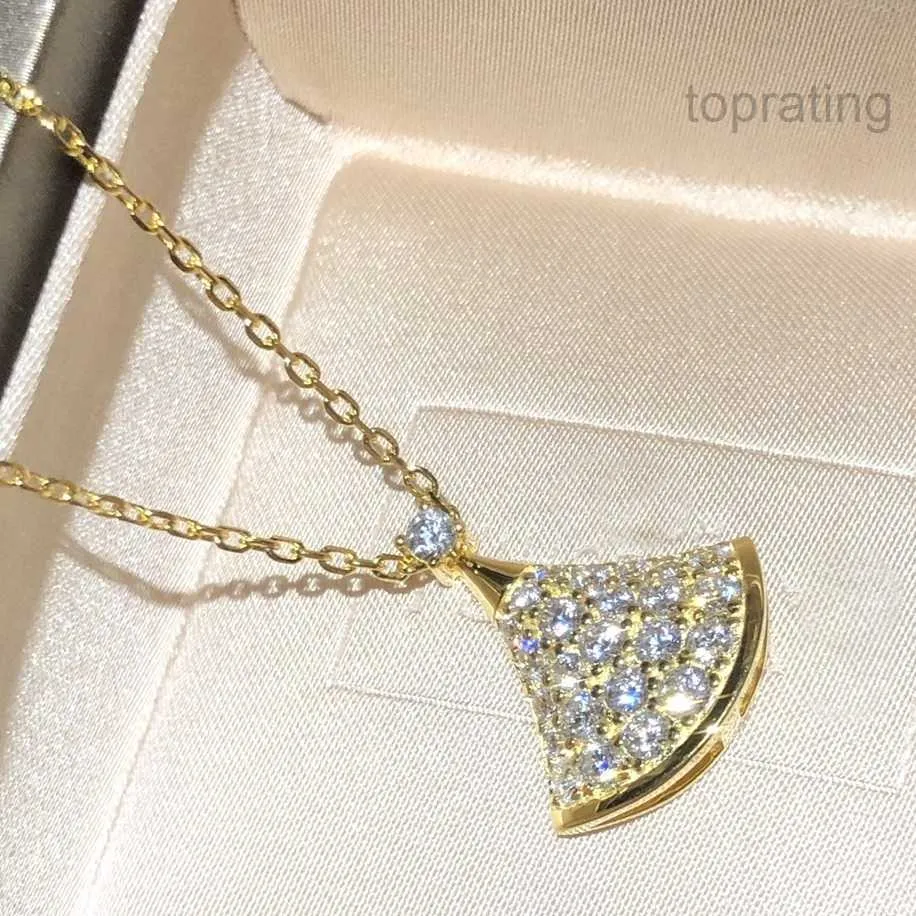 Collana Collane di design Collane BGARI DIVAS DREAM con diamanti placcati in oro 18 carati riproduzioni ufficiali di lusso di altissima qualità 5A UHGN