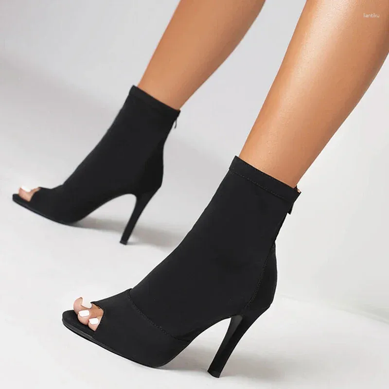 Dance Shoes Elegant Lady Sexy Stilettos High Boots Heels Women Latin Female For Women's Sandals Ballroom