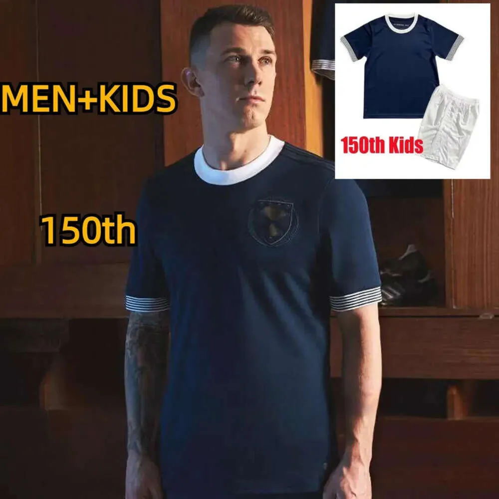 Szkocka koszulka piłkarska 150. rocznica koszulki piłkarskiej Blue Special Edition Tierney Dykes Adams Football Shirt 23 24 Christie McGregor Kit Kit 838
