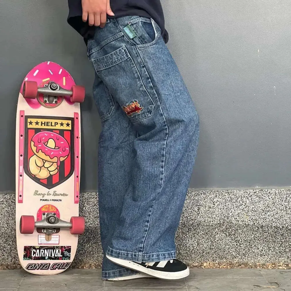 DHgate.com:Y2K Skateboard Jeans for Men: Black Baggy Cargo DHgate.com:Y2K Skateboard Jeans for Men: Black Baggy Cargo