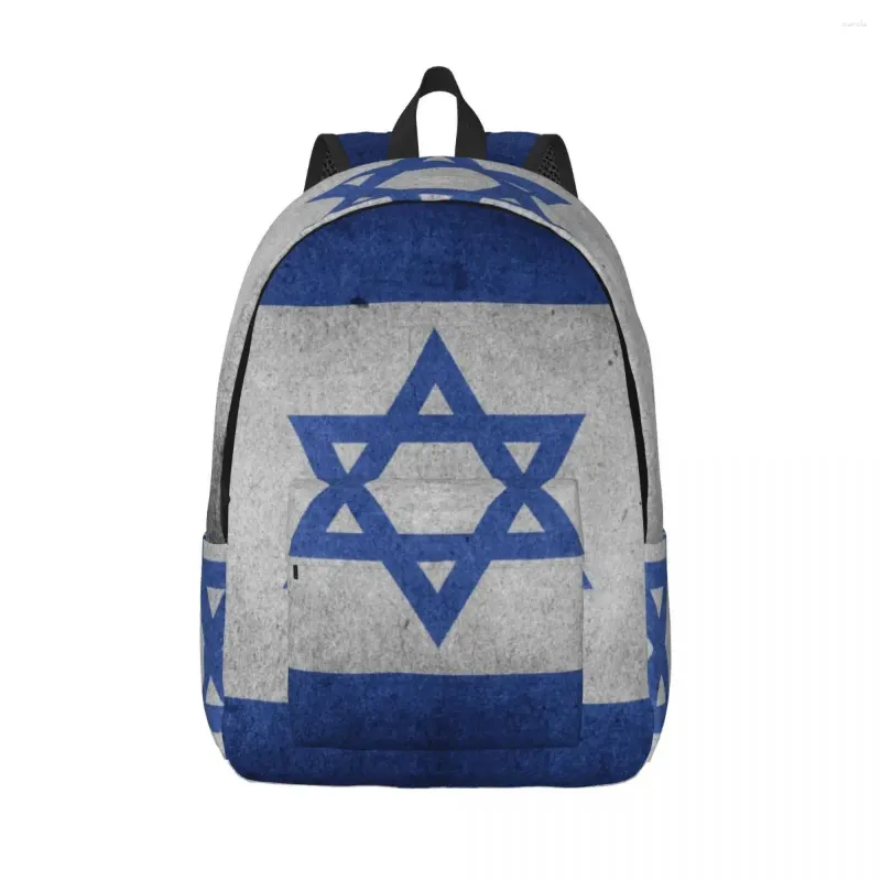 Backpack Vinatage Israel Flag Unisex Travel Bag Schoolbag Bookbag Mochila