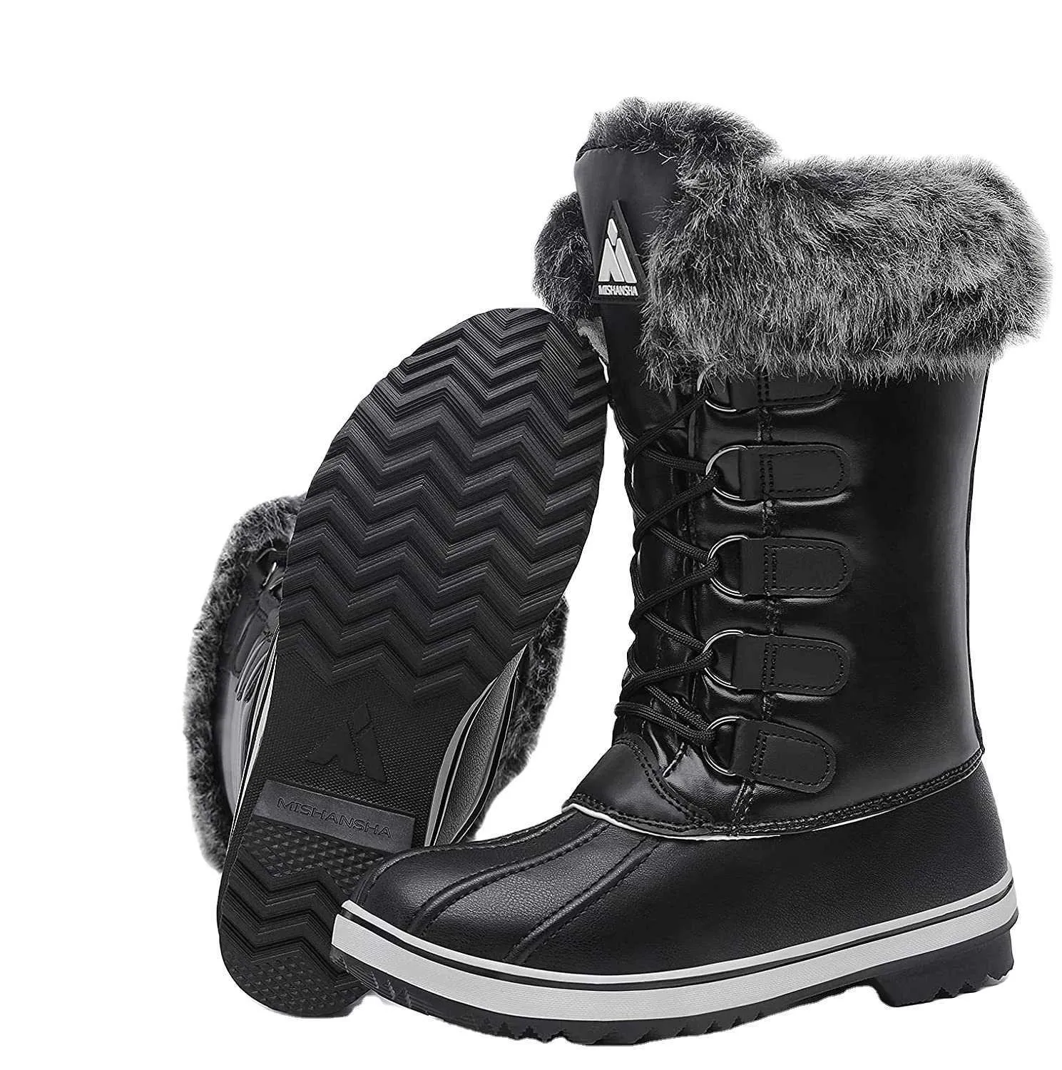 HBP Non-Brand High Top Womens Shoes Snow Boots Walking Style Shoes With Wind And Water Resistant