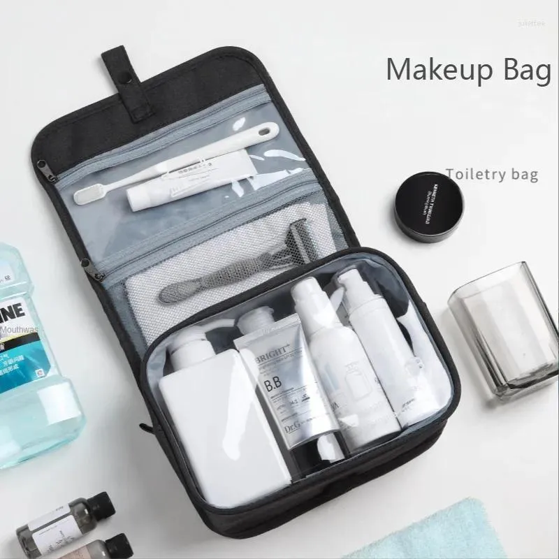 Borse per cosmetici Borsa da viaggio impermeabile per trucco da donna di alta qualità Borsa per articoli da toeletta Organizzatore per riporre oggetti asciutti e bagnati