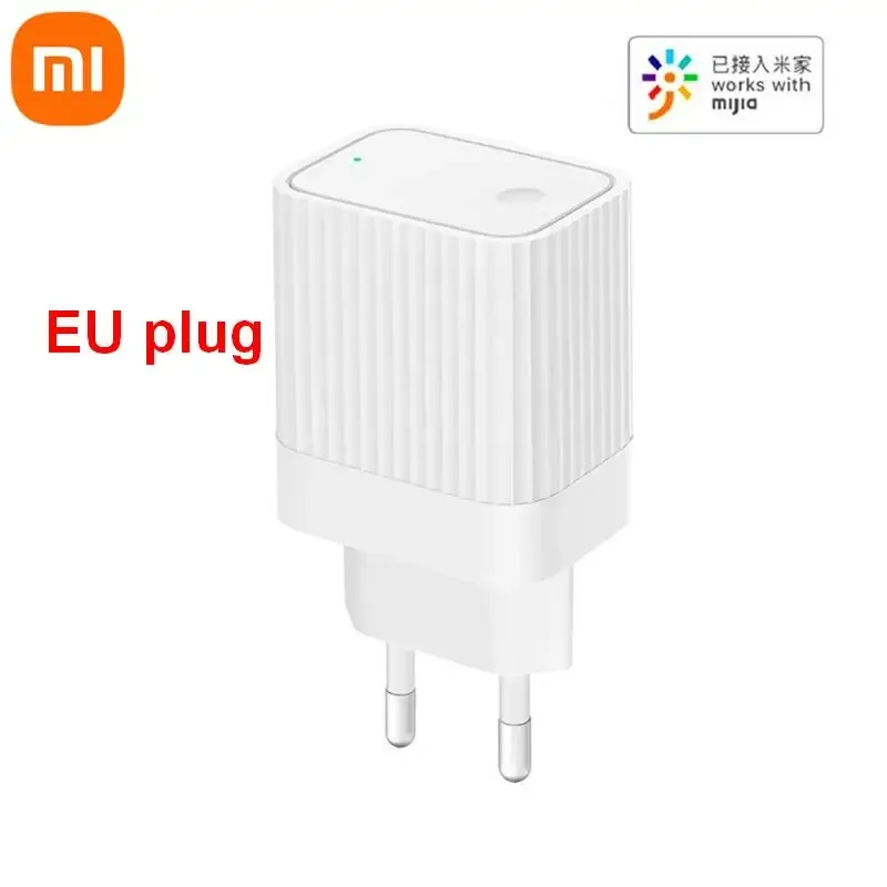 Controle xiaomi qingping bluetooth wifi gateway compatível para mijia app subdispositivo bluetooth ligação inteligente dispositivo doméstico plugue da ue