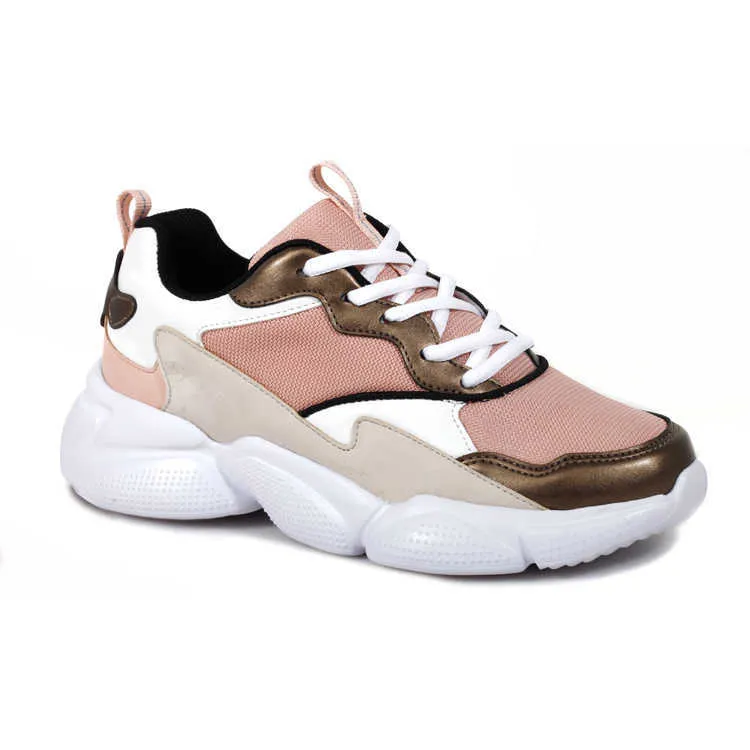 HBP Non-Brand Factory Fashion cheap Price Durable women Sports Running Shoes platform sneakers