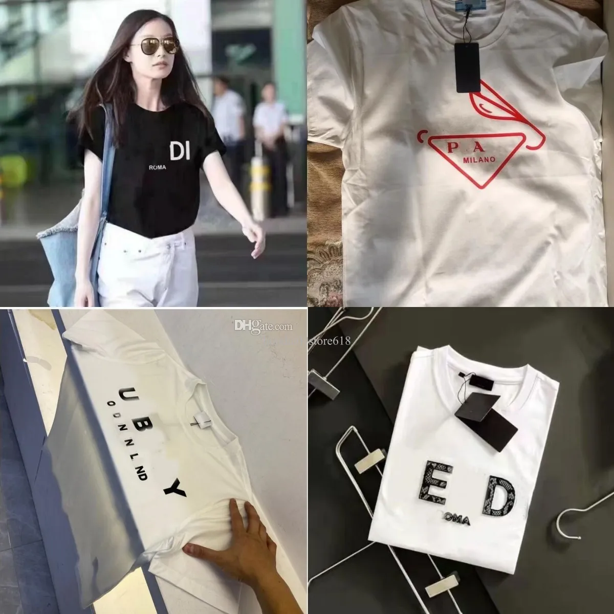 2024Summer Tasarımcı T Shirt Erkekler İçin Kadınlar Mektuplar Baskı Tees Moda Erkek Gömlek Kısa Kollu Homme Nefes Alabilir Giysiler Çok Kaliteli Tees