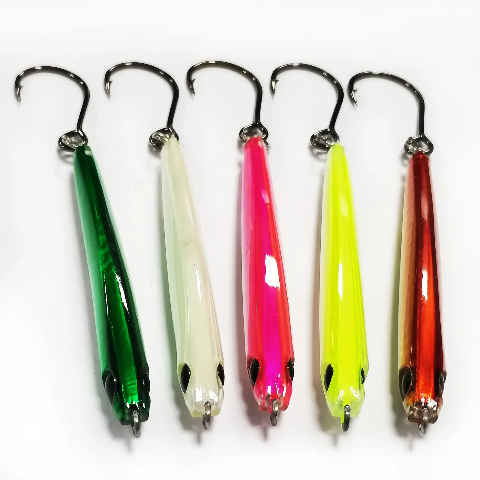 FishPro Mixed Epoxy Jig Lure Set 1oz, 3in, 20 Hooks, Striper