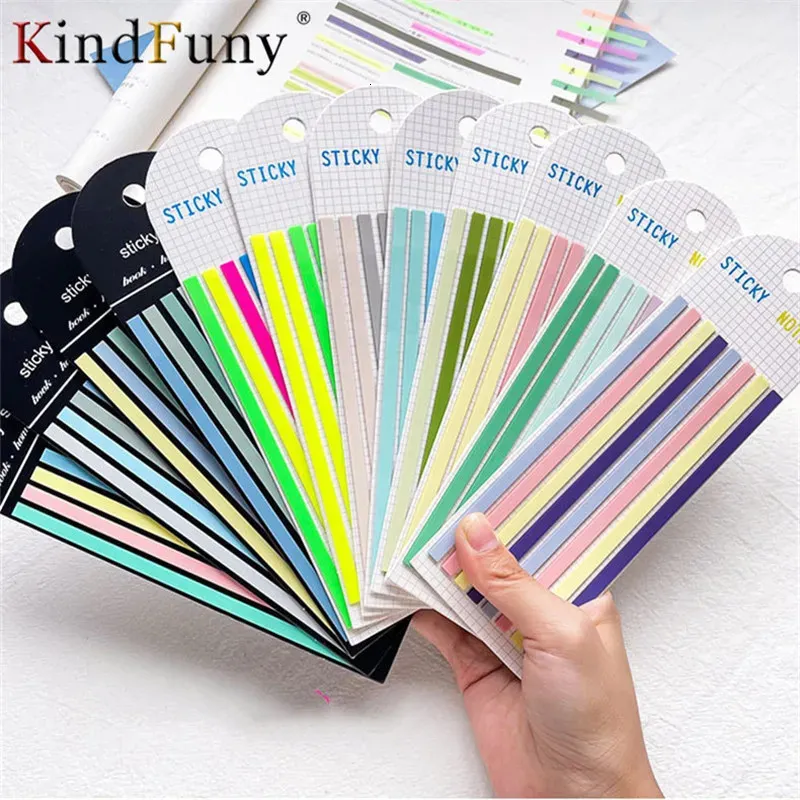 12 Packs 1920 Sheets Transparent Sticky Notes SelfAdhesive Annotation Books Posted It Bookmarks Memo Pad Index Tabs Stationery 240311