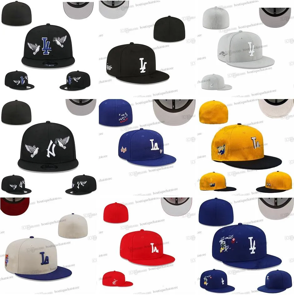 2024 40 couleurs Casquettes de baseball pour hommes Brown SD Sport Casquettes de créateurs entièrement fermées Couleur noire Casquette de baseball New York Chapeau cousu A Lettter Love Hustle LA Oc26-01