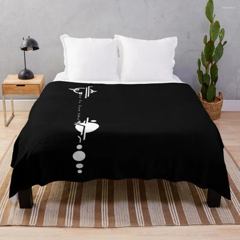 Coperte Lexa's Tattoo Bianco Coperta da tiro Divano letto Decorativo soffice e morbido plaid