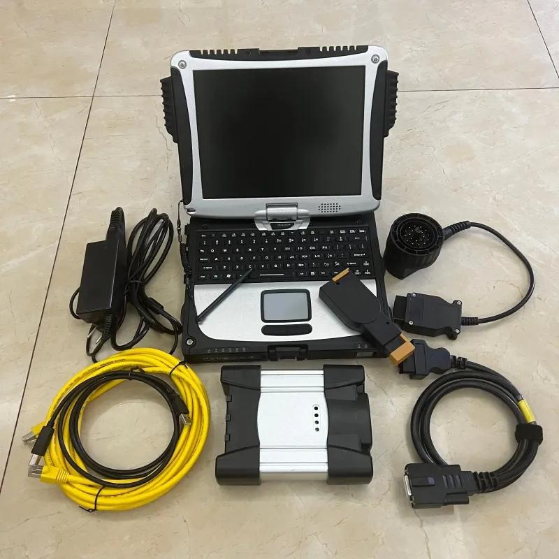 Diagnosticar ferramentas de programação profissional para bmw icom próximo ssd com laptop cf19 i5 máquina 2 anos de garantia scanner de programas de carro