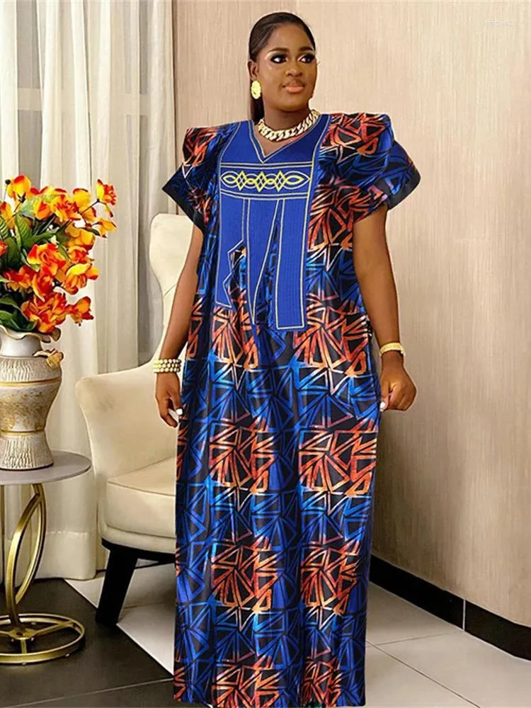 Roupas étnicas Turquia Vestidos para Mulheres Designer Africano Plus Size Boubou 2024 Dubai Muçulmano Abayas Dashiki Imprimir Roupas Festa de Casamento