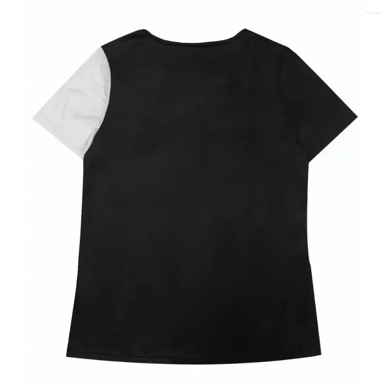 Kadın Bluzları Hafif Kadınlar Tee Etnik Tarz Çiçek Baskı Yaz T-Shirt Koleksiyonu O yaka Kısa Kol Üstleri Henley V Boyun