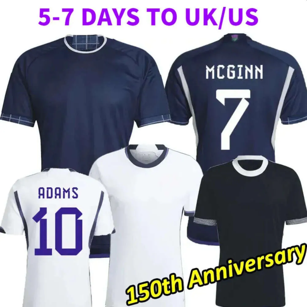 Escócia 150º aniversário camisas de futebol casa edição especial TIERNEY DYKES ADAMS camisa de futebol CHRISTIE Mcgregor MCGINN Mckenna kit masculino uniformes infantis 668