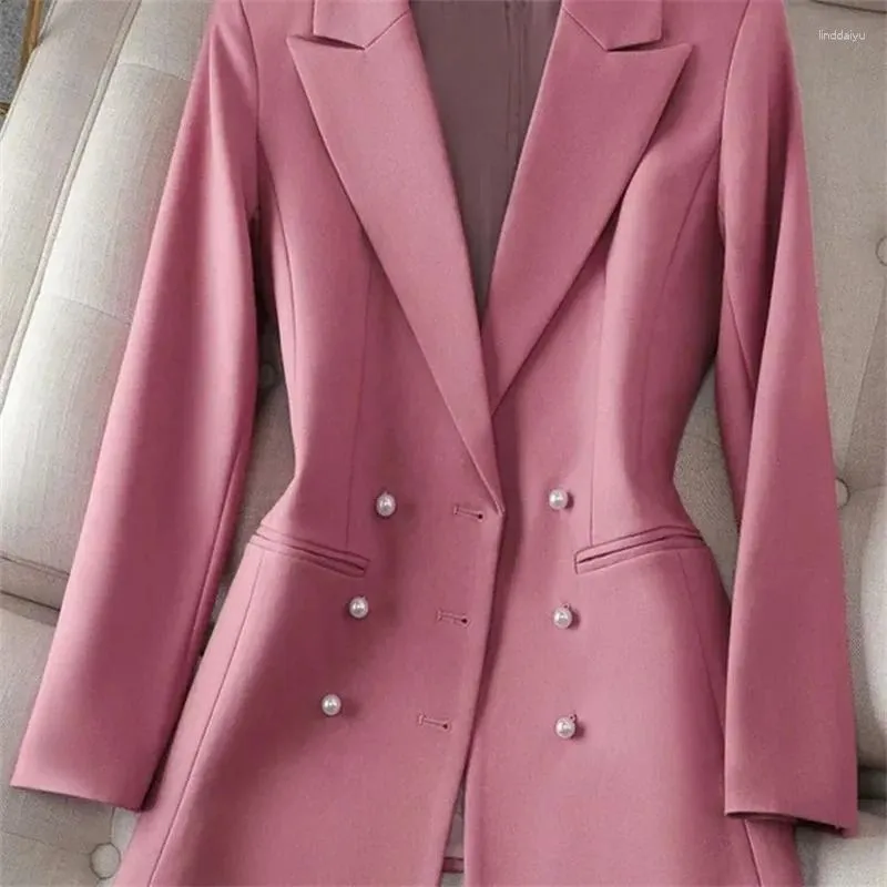 Frauen Anzüge 2024 Blazer Elegante Frauen Jacken Chic Casual Büro Dame Anzug Koreanische Solide Mode Mantel Weibliche Blazer Mujer