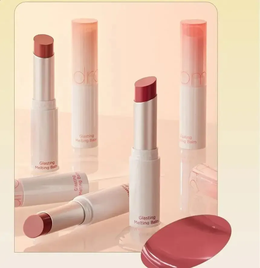 Romand Glasting Melting Balm 9 Colors Jelly Lipstick Silky Smooth Women Beauty Lip Makeup Professional Cosmetics 240311