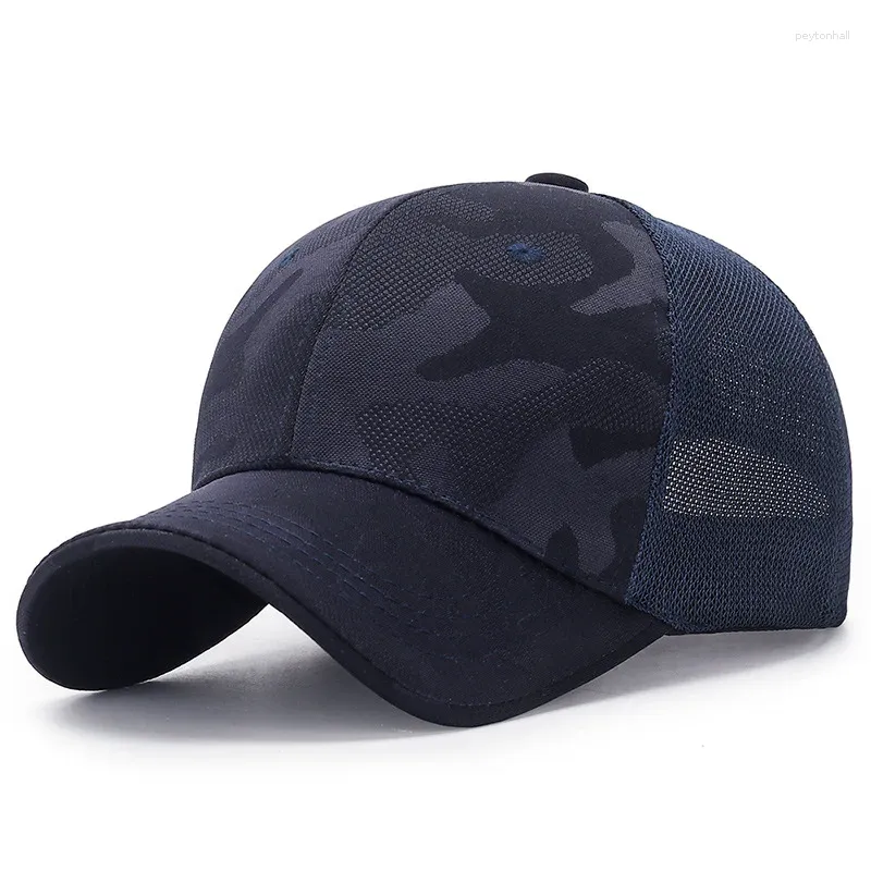 Ball Caps Baseball Cap Men Summer Hats For Women Camouflage Mesh Sunshade Outdoor Sport Black Snapback Gorro Bone Male