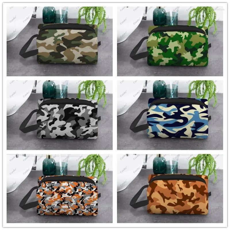 Cosmetic Bags Camouflage Bag Ladies Fashion Large Capacity Box Beauty Storage Wash