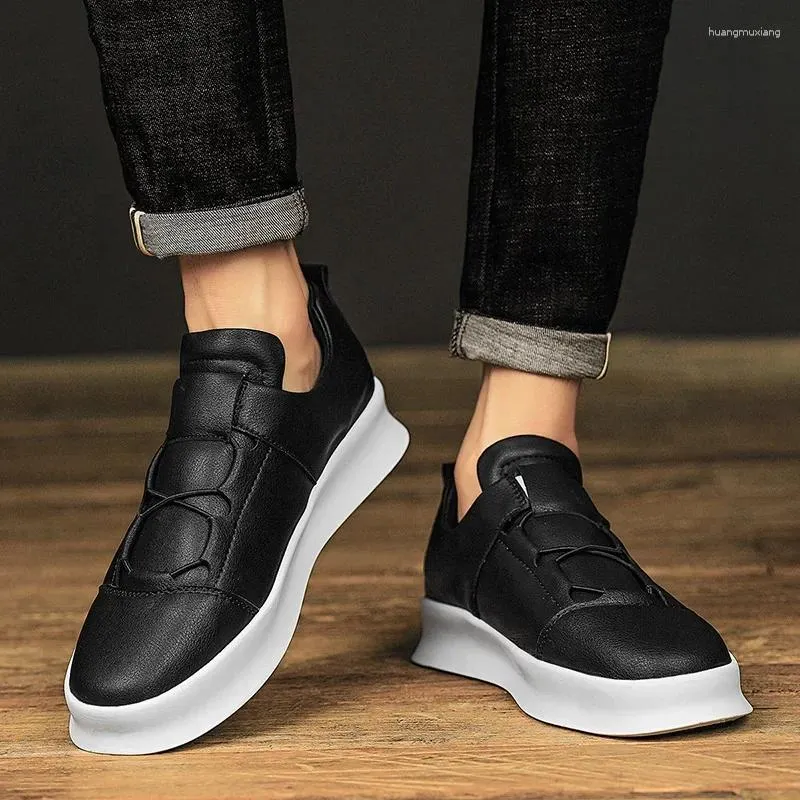 Walking Shoes Men's Leather Casual Sneakers High Quality Fashion Italian Handmade Designer Sport