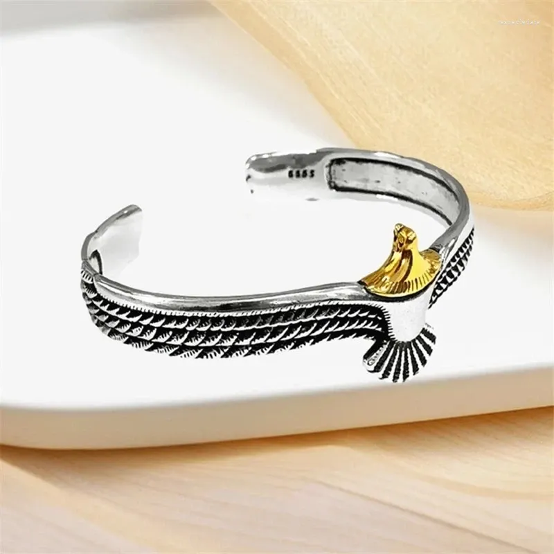 Bracelets de charme Viking Eagle Saint Valentin Cadeau pour petit ami réglable Tribal Wildlife Bijoux Wing Sl457