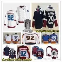 Nathan MacKinnon Colorado Hockey Jerseys Mikko Rantanen Valeri Nichushkin Cale Makar Devon Toews Gabriel Landeskog Sakic Alexandar Georgiev