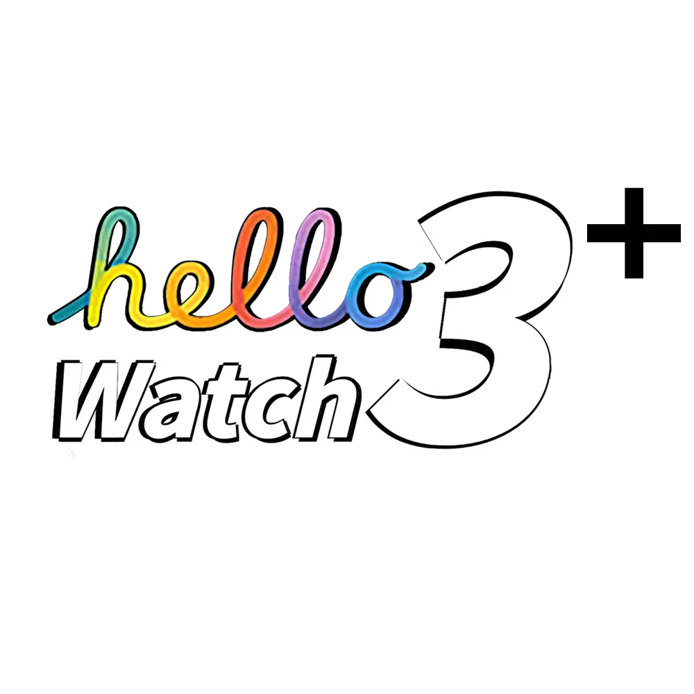 Hello3+ Smart Watch Multi-Function Sports Watches Hello 3 Dialing Activity Tracker Heart Rast Blodtrycksövervakningsarmband med trådlös laddare 49mm