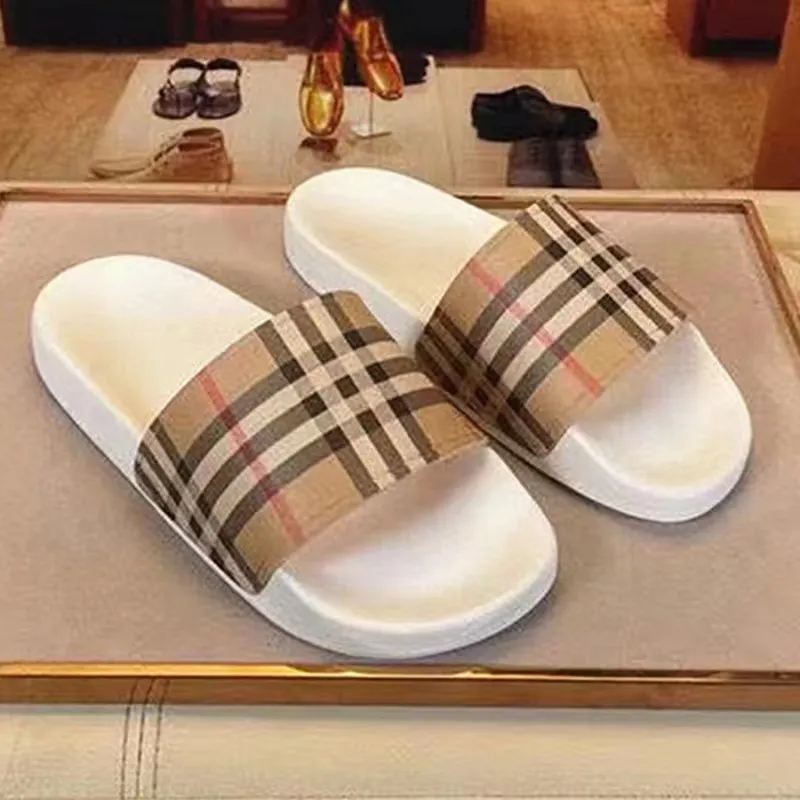 2024 New Designer Cotton Slippers Comfort Shoes Flats Wine Red Black Pink Gray Bean Paste Men Women Size